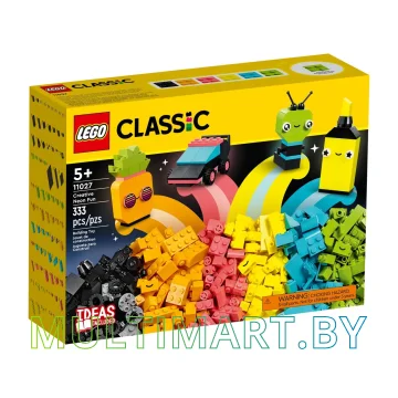 Набор деталей LEGO Classic 11027 Творческое неоновое веселье